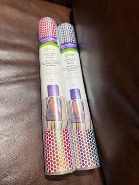Cricut Holographic Iron-On Mosaic Rolls in Pink and Red